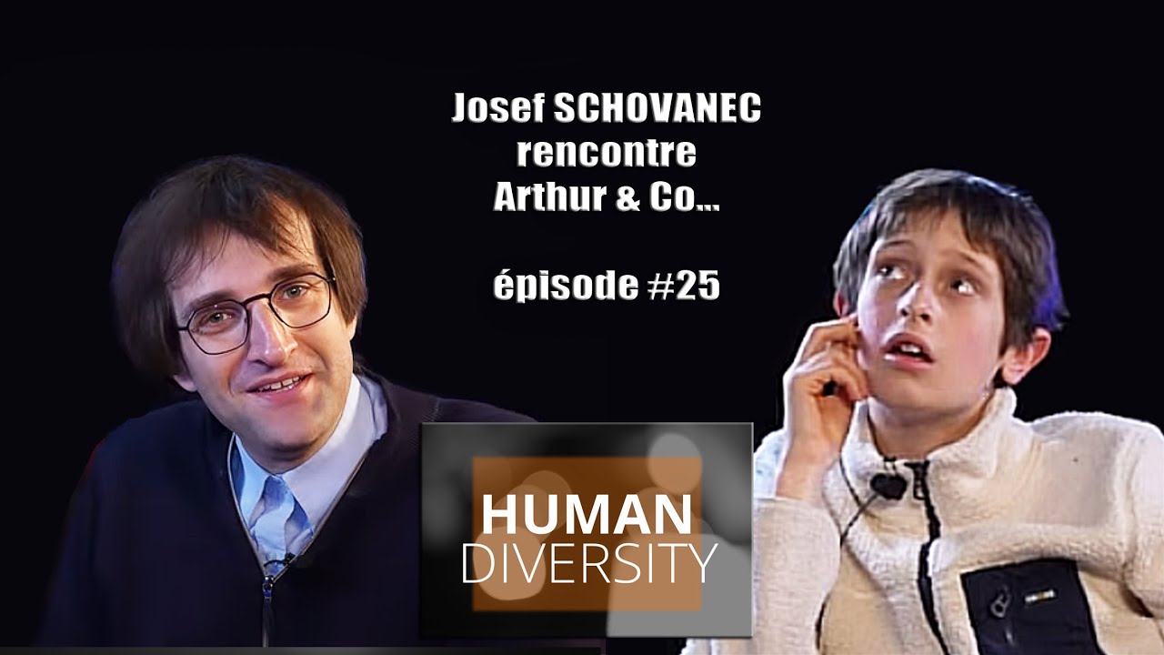 HUMAN DIVERSITY #25  J. Shovanec reçoit Arthur, Laetitia et Jean-François Delfour /musique & autisme