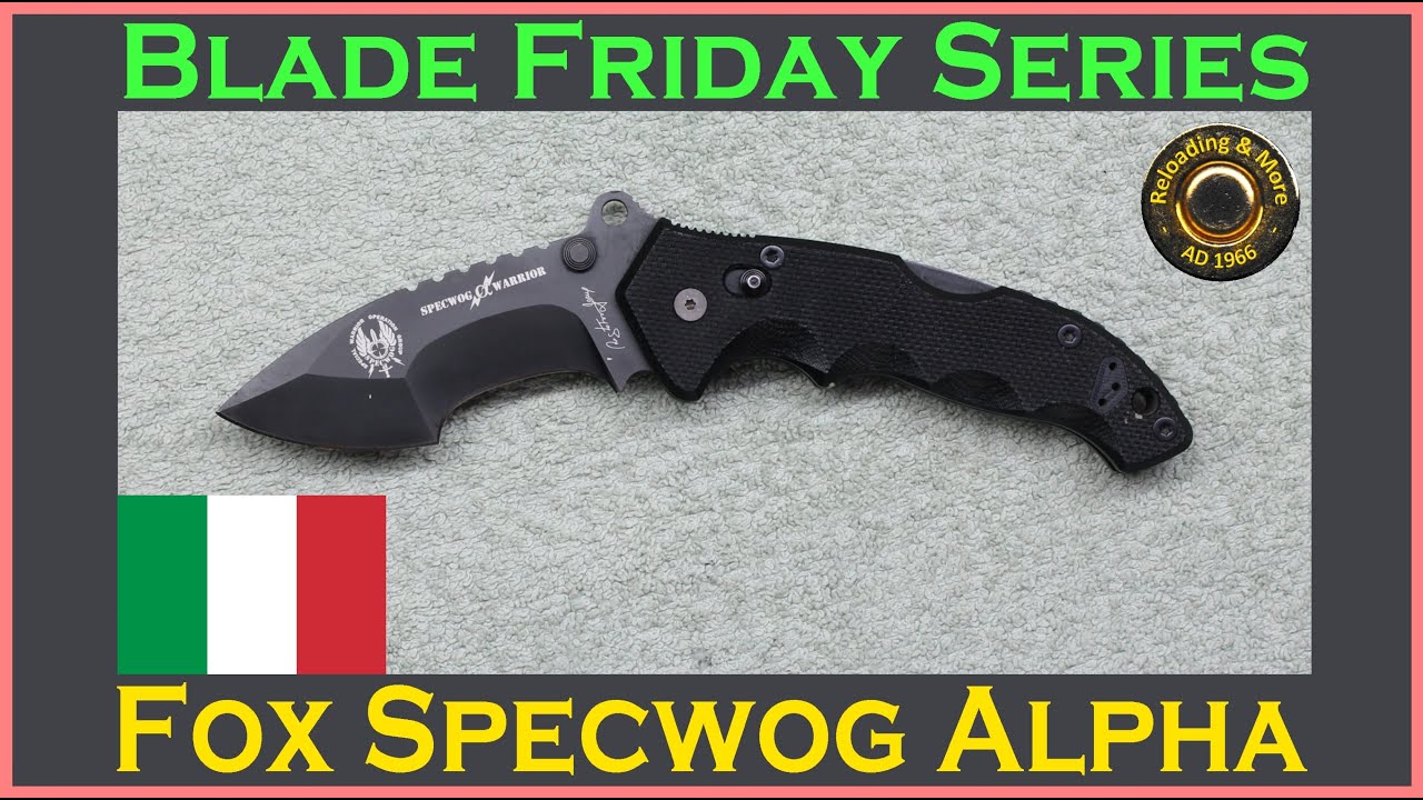 FOX Specwog Alpha Warrior FX310 - Knife review. [#bladefriday - Blade Friday Series]
