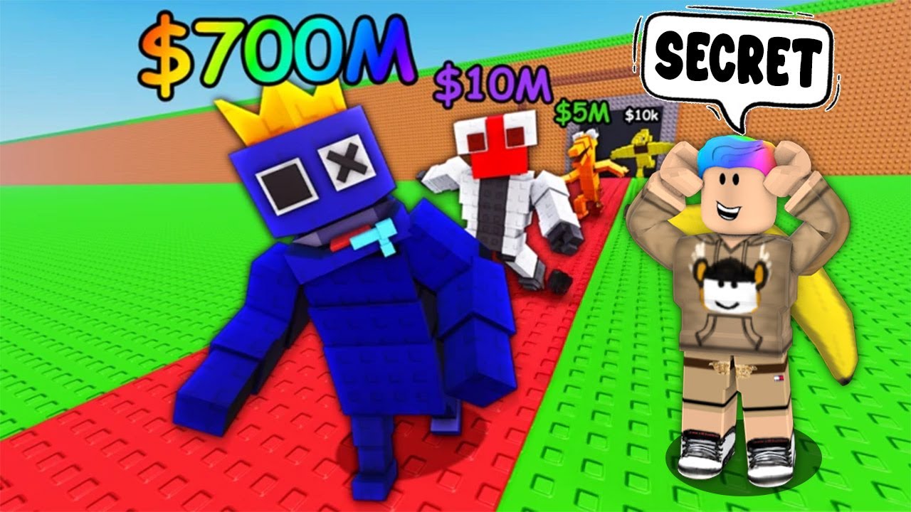 AKU CURI SECRET KARAKTER RAINBOW FRIENDS SKOBI!