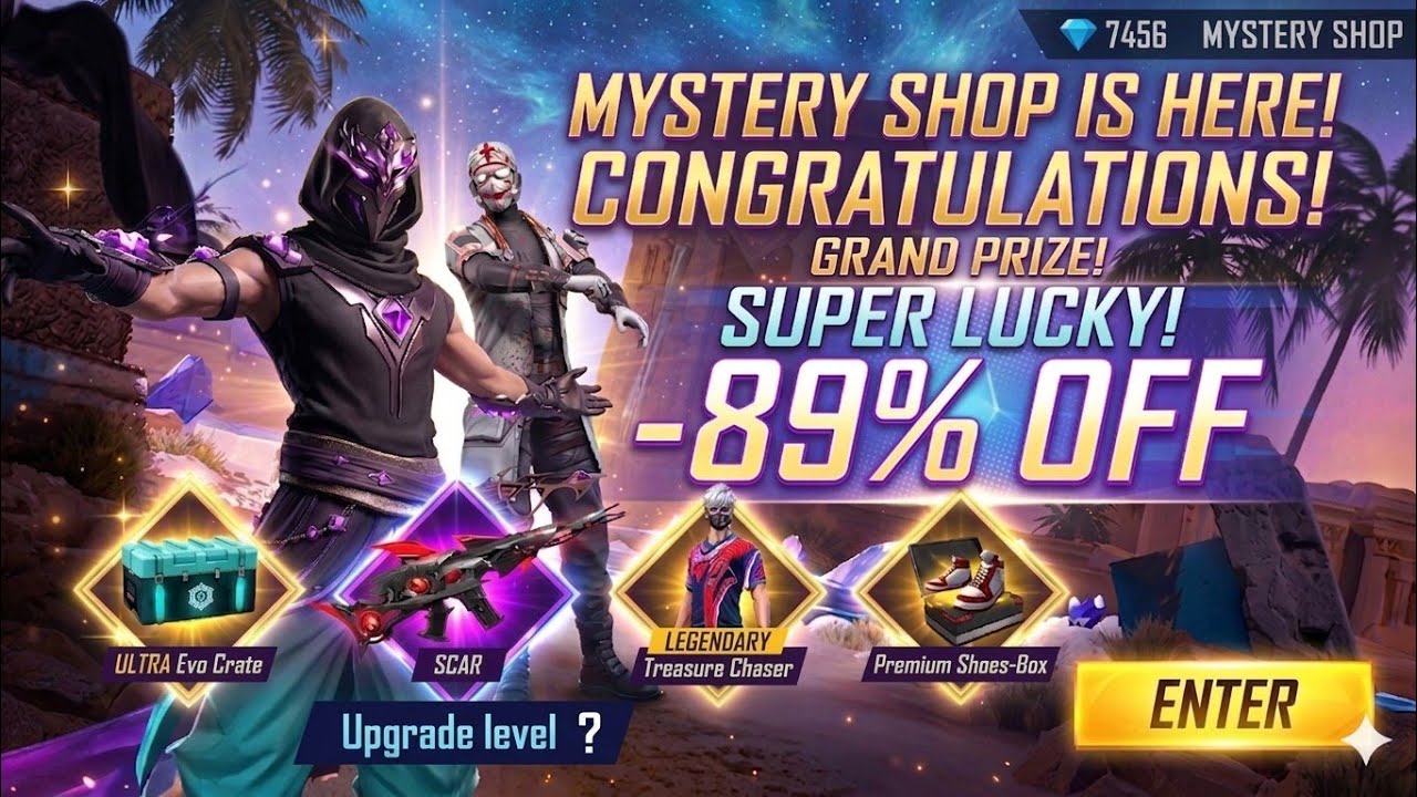 I Got -89% Discount in New Mystery Shop Event Free Fire Indonesia Server 🇮🇩💖