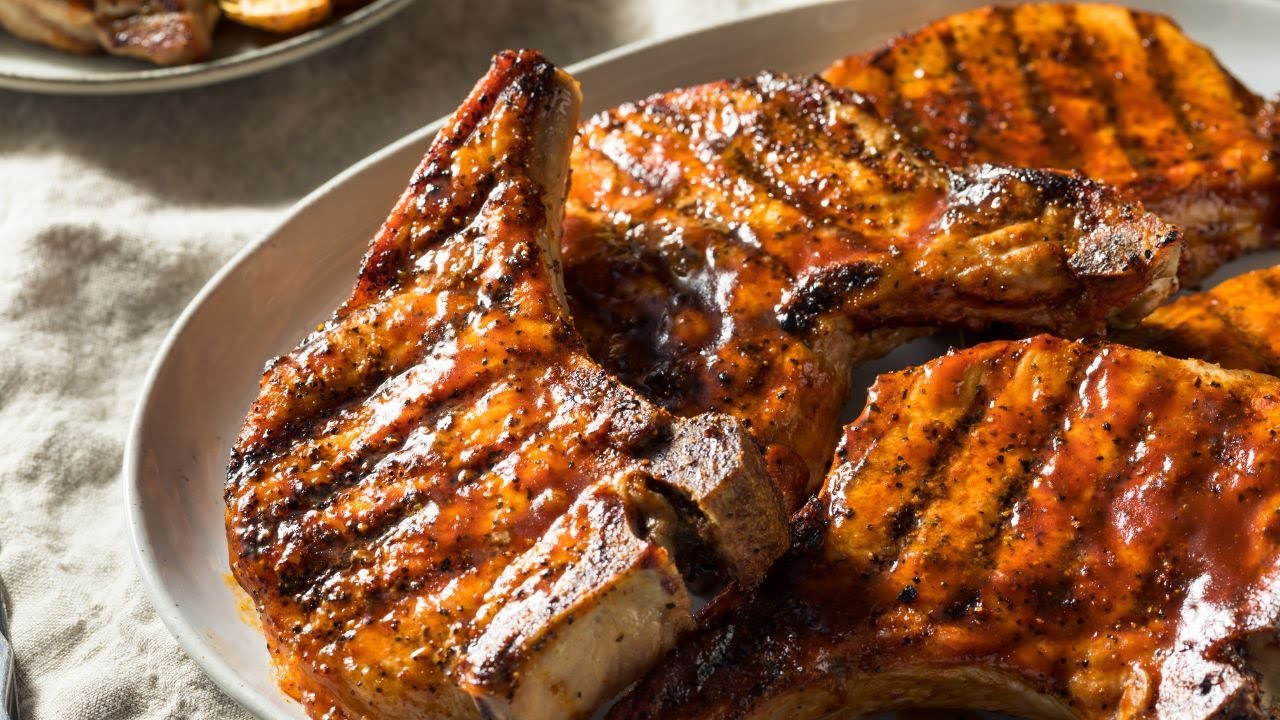 🔥 Chuletas a la BARBACOA ¡Jugosas y Deliciosas! | Receta Fácil de Cerdo