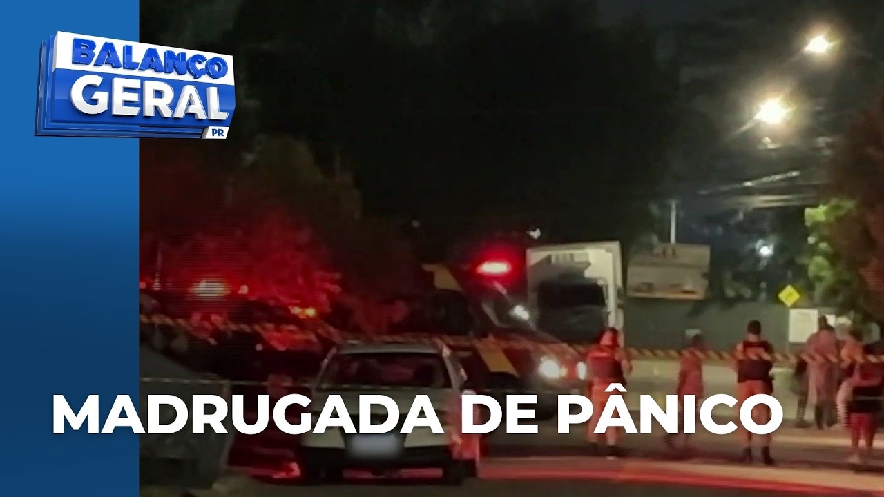 Moradores escutam tiros na madrugada em Curitiba, chamam a polícia e suspeito morre em confronto