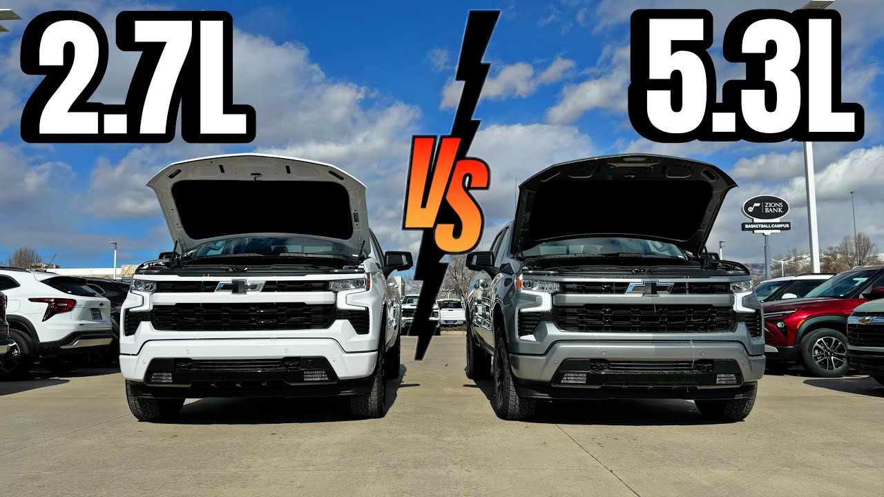 2025 Chevy Silverado 2.7L Turbo 4 VS 5.3L V8 MPG And Performance Test: Are V8 Engines Dead?