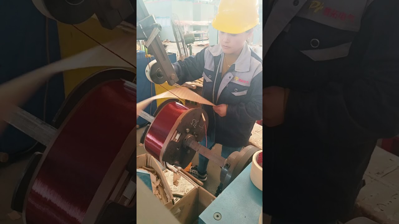Copper coil winding process in PUTUO transformer factory & show what we do in workshop