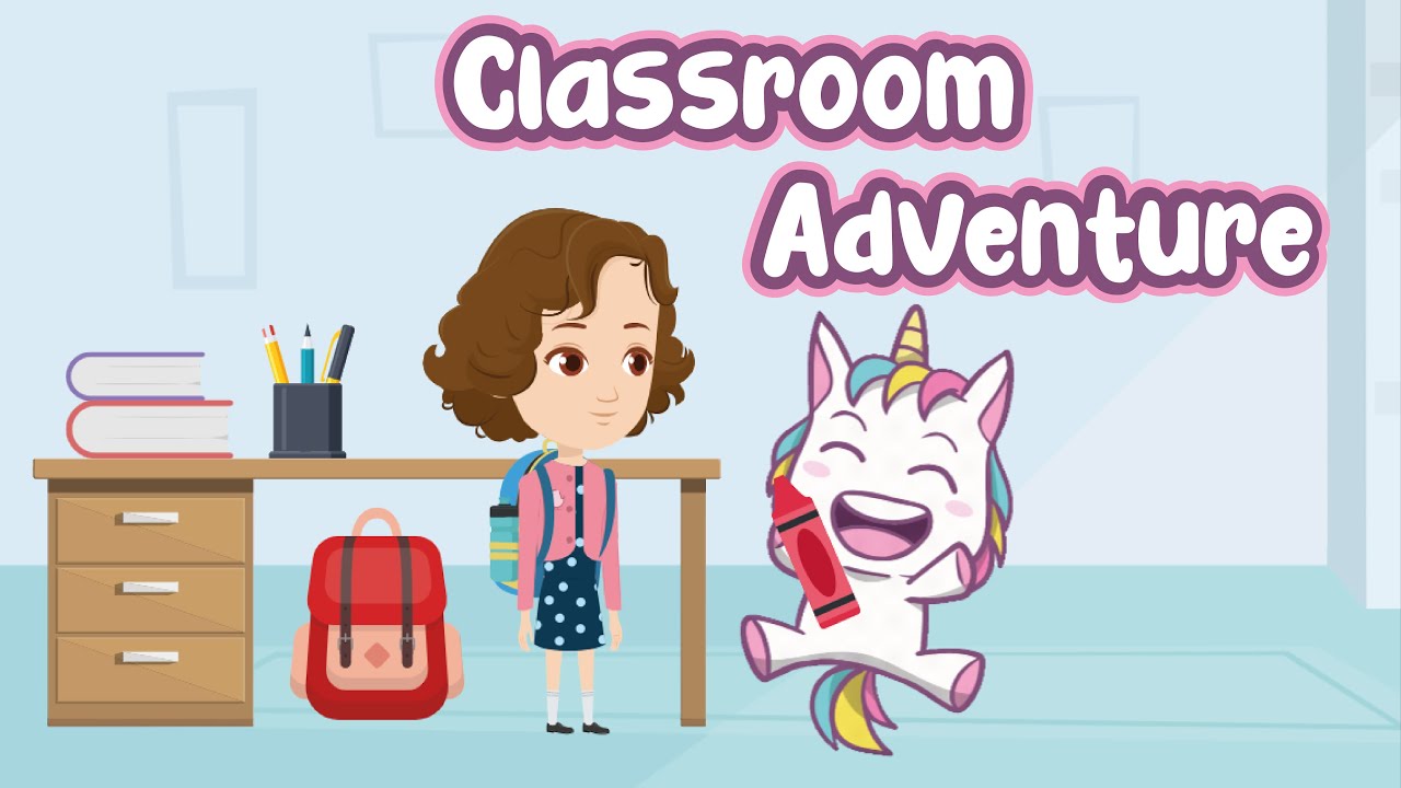 School Supplies Adventure | ESL Story Time with Englicorn