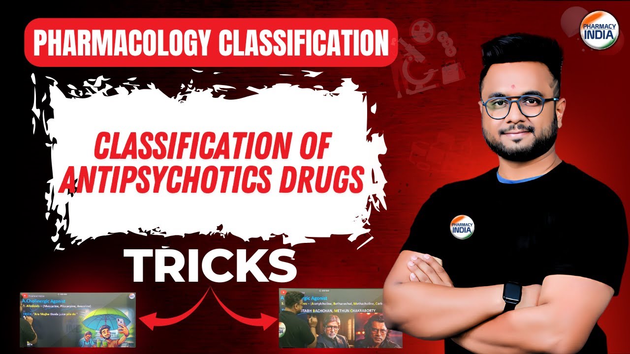 Classification of Antipsychotics Drugs With Trick | Pharmacology #nursing #pharmacology #mbbs