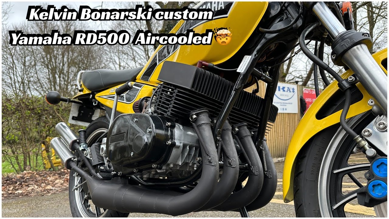 Yamaha RD500 с воздушным охлаждением — потрясающая сборка и звук! Уникальная сборка от Кельвина Б...