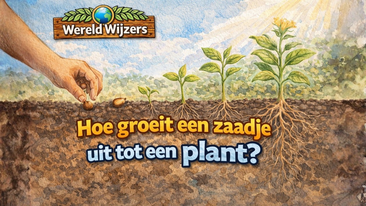 Hoe groeit een zaadje uit tot een plant?