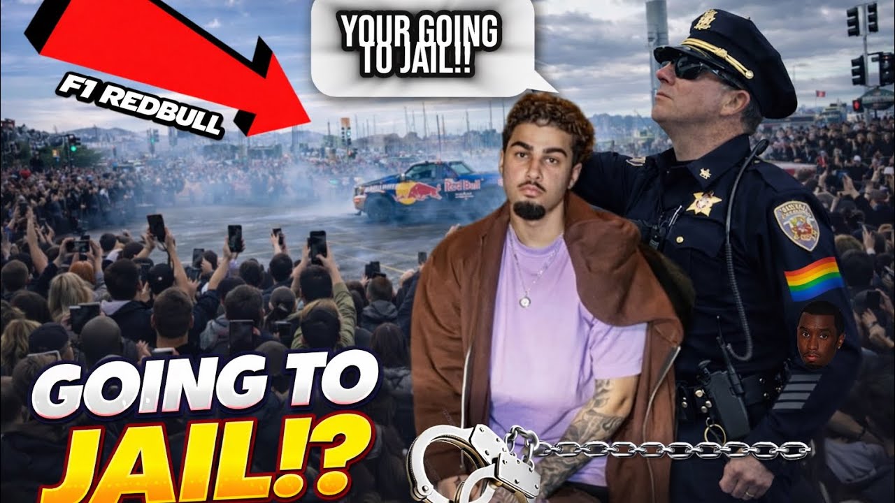 RED BULL F1 Took Over San Francisco… (SFPD GONE FREAKY 😳)