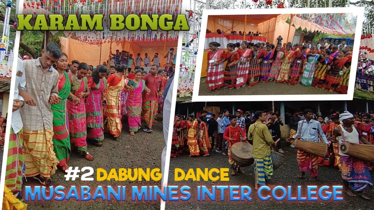 Musabani Mines Inter College || KARAM BONGA || Santhali Dabung Dance || New Santali video 2023