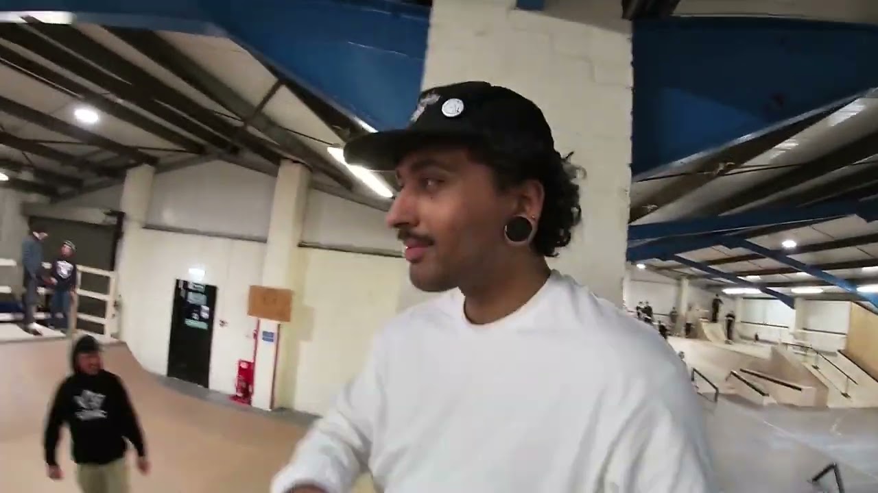 The Warehouse Indoor Skatepark  mini ramp session 4