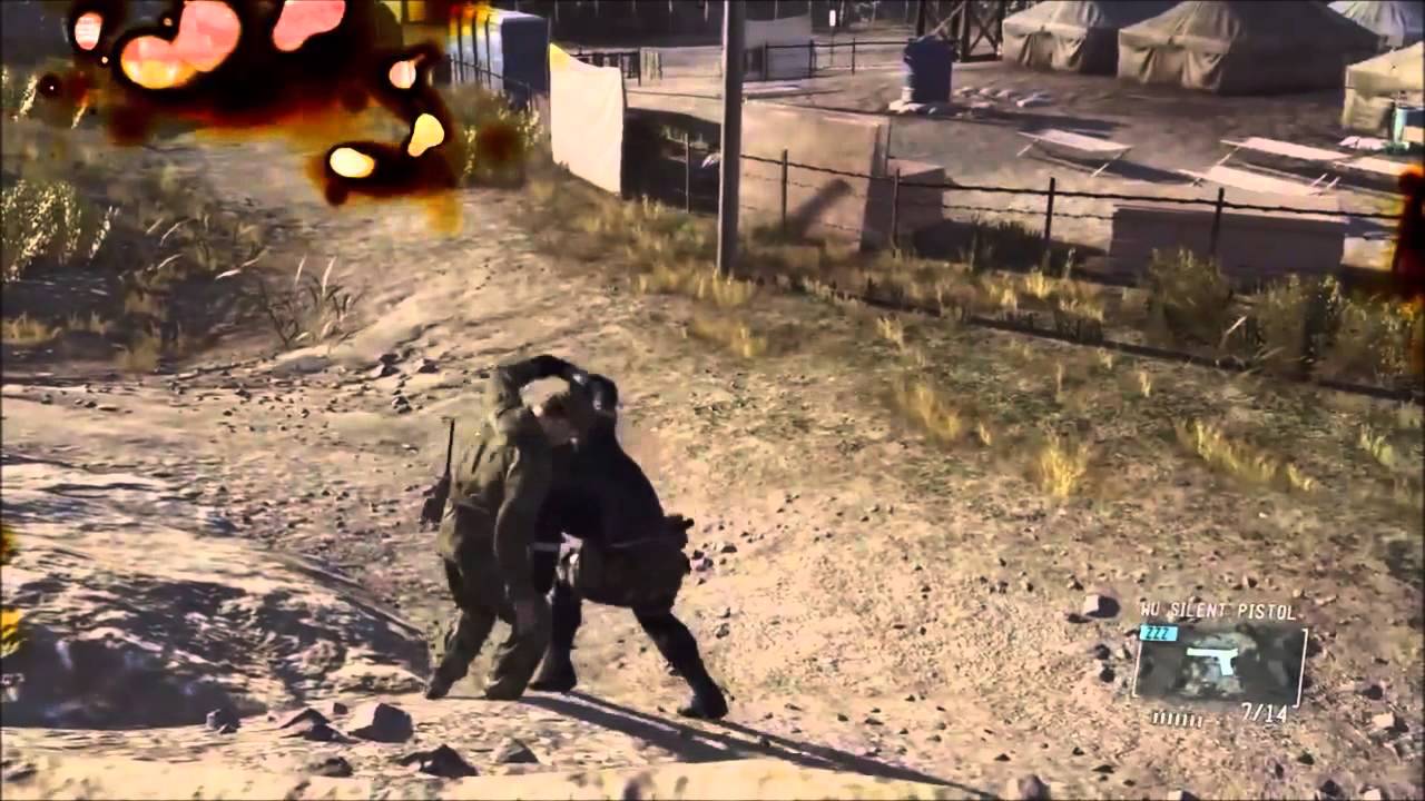 MGS V GZ - Destroy the Anti-Air Emplacements - Fastest Completion Time (No Weapons)
