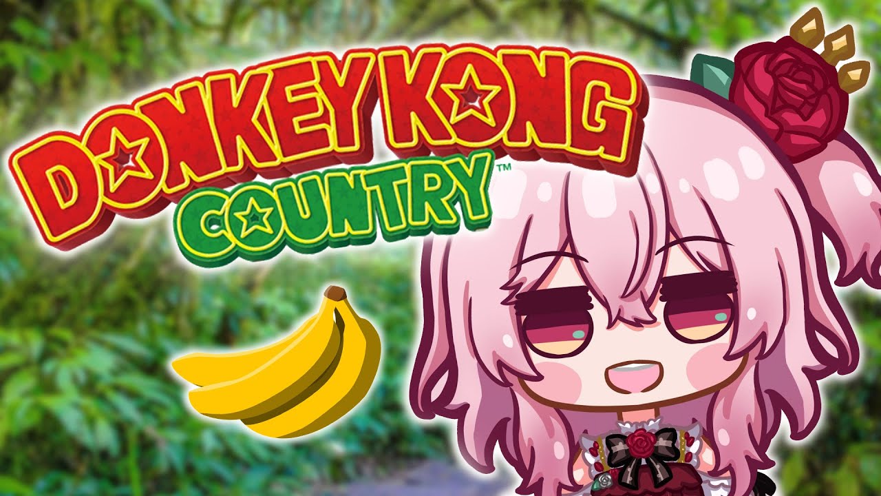 DONKEY KONG COUNTRY 🍌 RETRO GAMING【NIJISANJI EN | ROSEMI LOVELOCK】