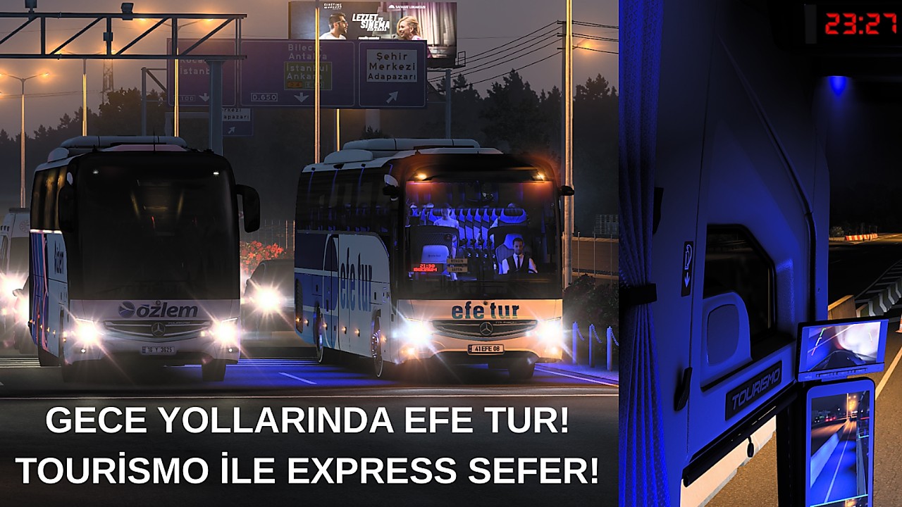 MirrorCam Teknolojili Tourismo ile Gece Express Yolculuk | Efe Tur