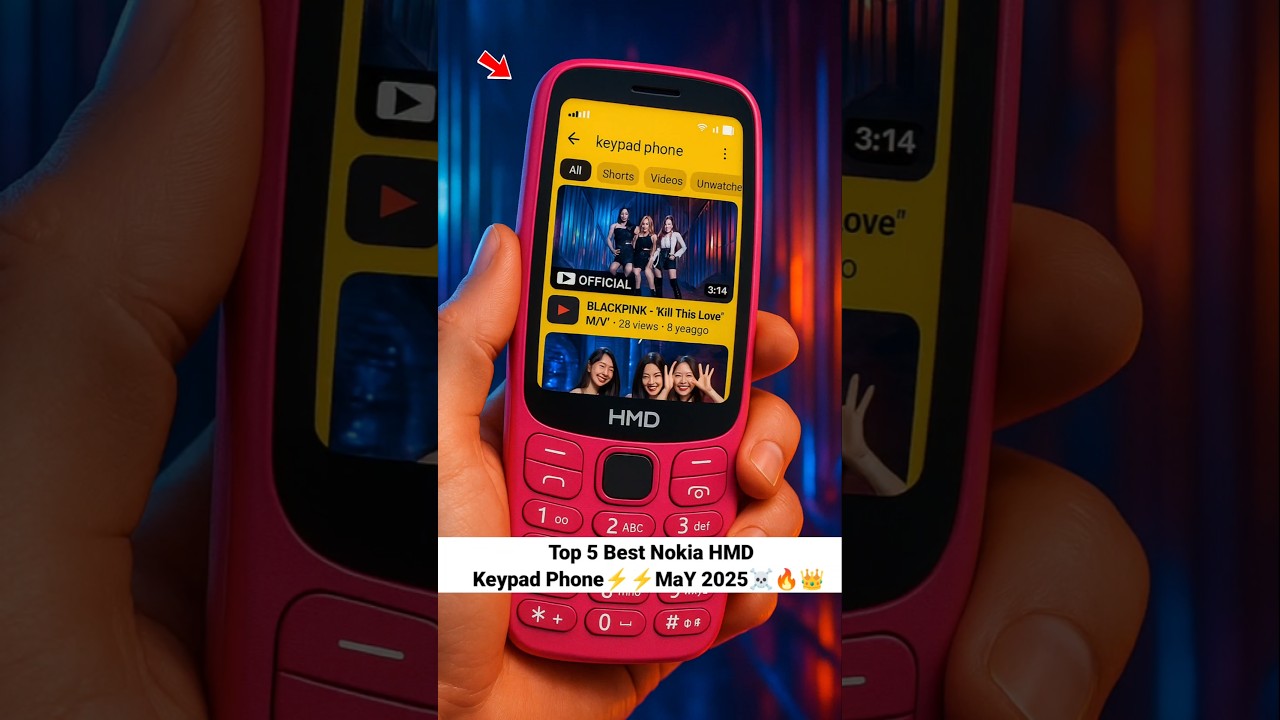 Top 5 Best Nokia HMD Keypad Phone⚡⚡MaY 2025☠️🔥👑 #shorts #trending
