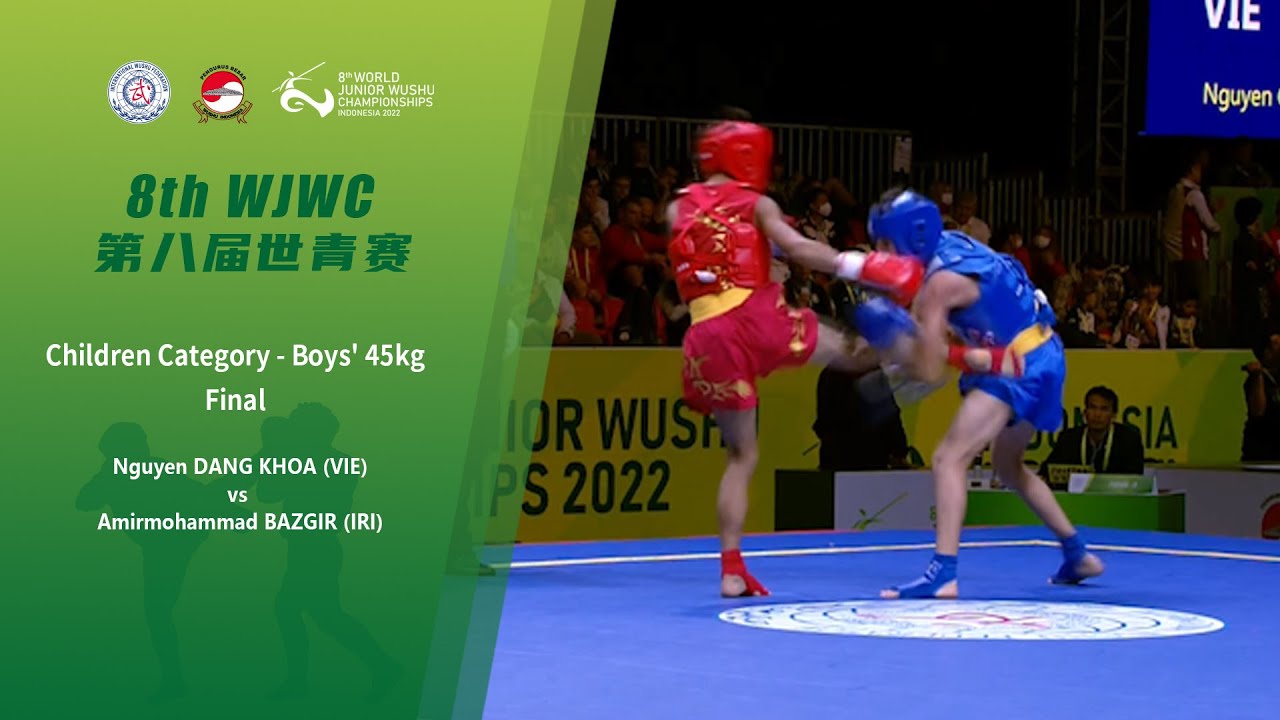 8th World Junior Wushu Championships Children Category- Boys’ 45kg Final