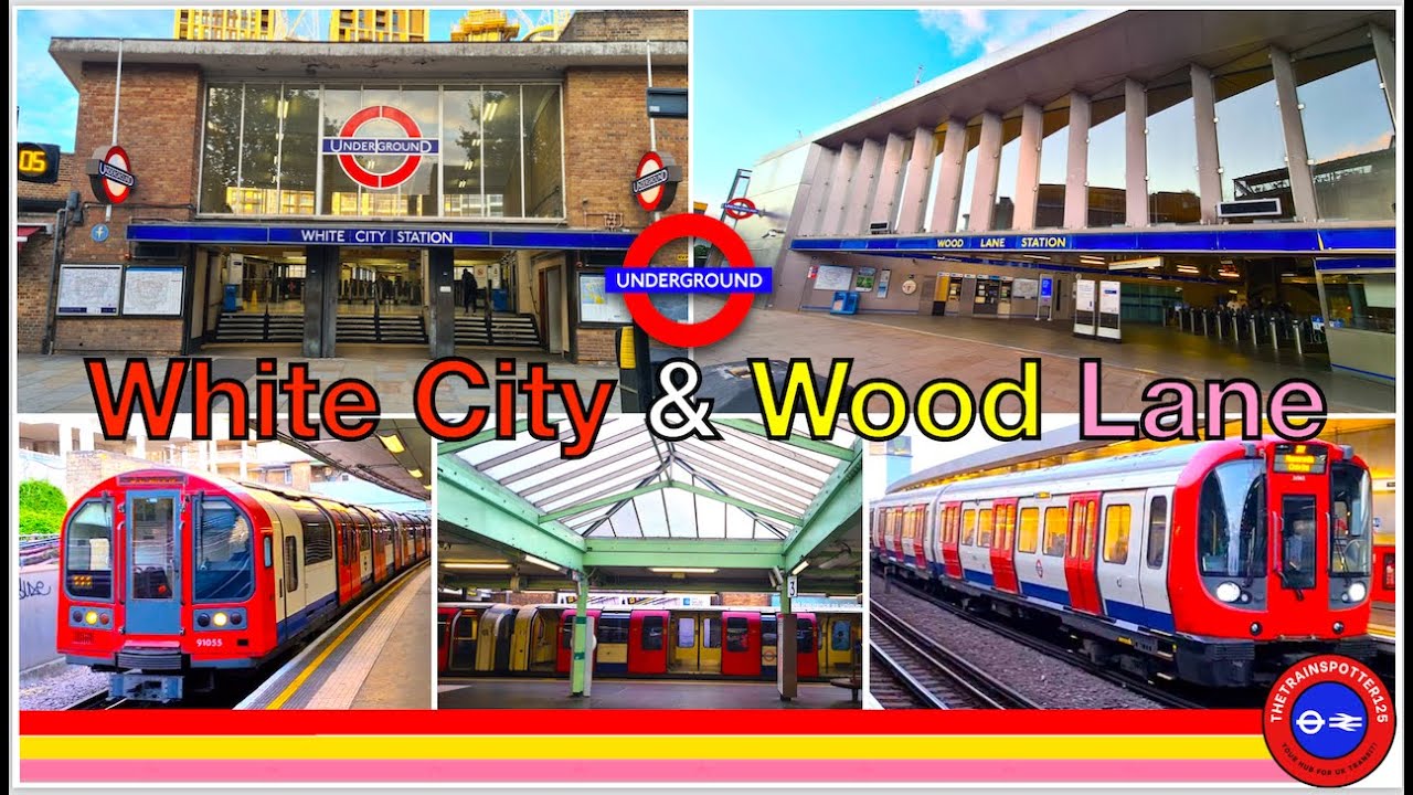 London Underground Action at White City & Wood Lane Stations - (05/07/2023)