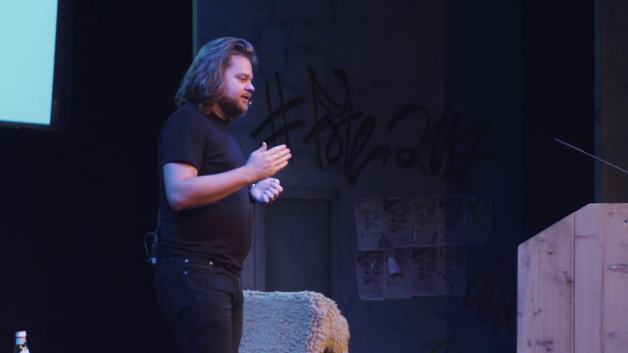 Magnus Nilsson speaking at Food on the Edge 2017