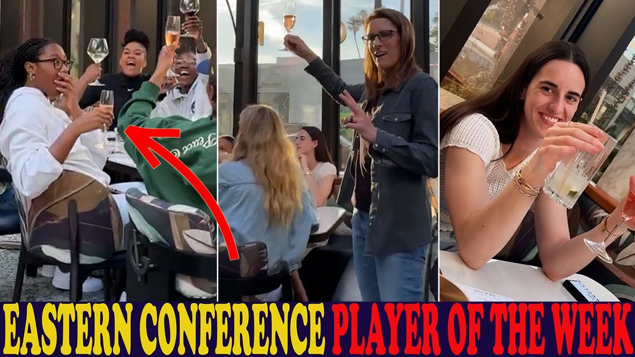 Caitlin Clark & Fever Team Surprise Boston With a Toast For Winning a Major Award | Fever vs Sparks