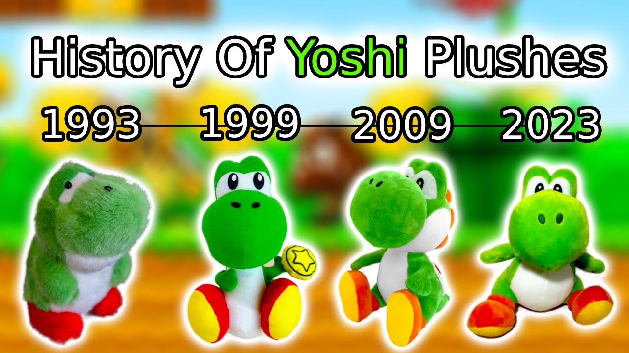 The History Of Yoshi Plushes