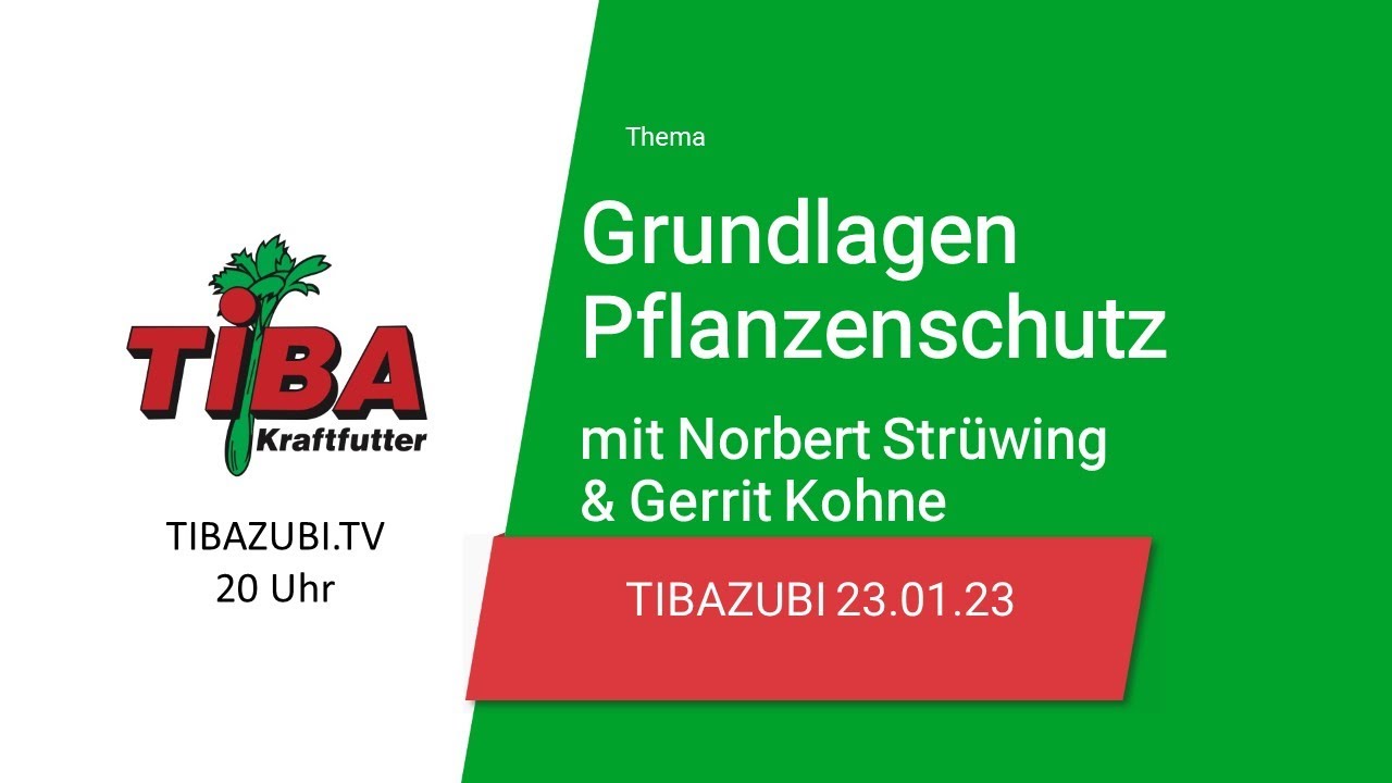 tibazubi.tv Folge 61 - Grundlagen Pflanzenschutz