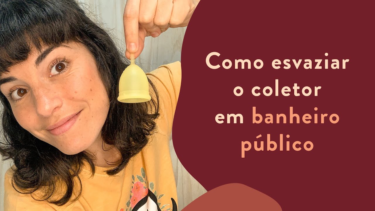 Como esvaziar o coletor em banheiro público? 👀