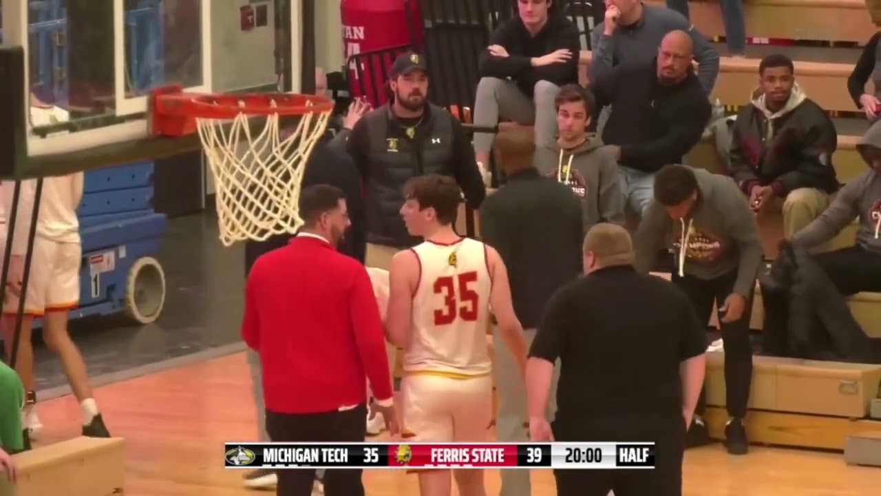 Michigan Tech vs Ferris State - Men's | GLIAC Highlights