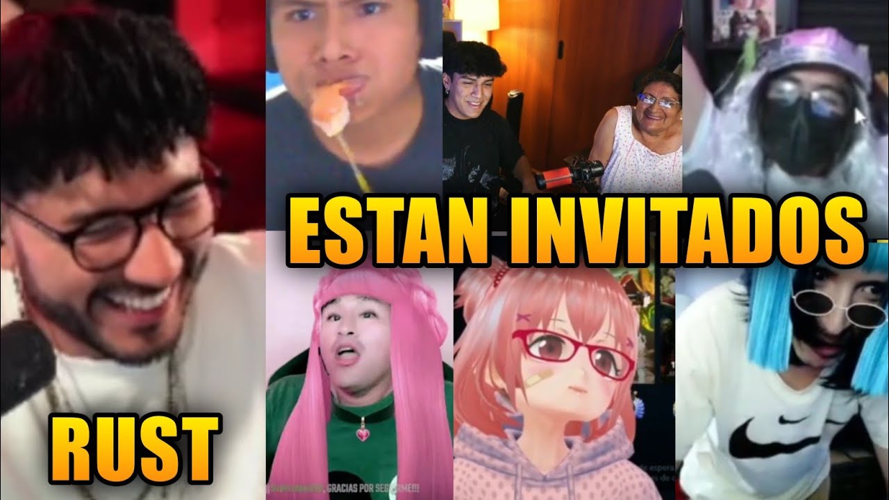 ZEIN INVITA en VIVO a STREAMERS a su SERIE de RUST y se EMOCIONAN
