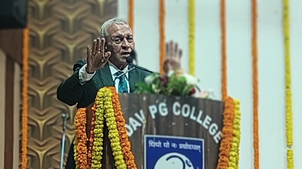 Amazing Address by Hon'ble President of South Asian University Prof. K. K. Aggarwal ji
