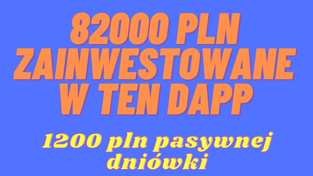 STABLEFUND  82000 PL ZAINWESTOWANE W ZDECENTRALIZOWANY DAPP