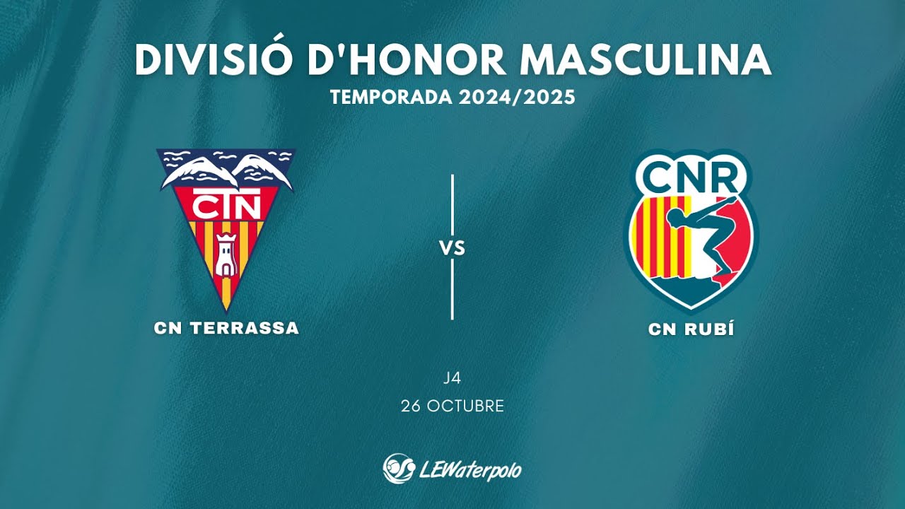 [WATERPOLO] Absolut Masculí VS CN Terrassa  (Divisió d'Honor Masculina - J4) | 26/10/2024