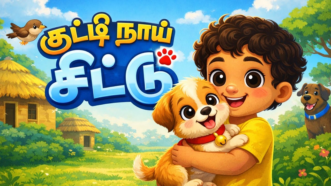 குட்டி நாய் சிட்டு கதை | #kidslearning #kidssongs #kids #kidsvideo #baby 