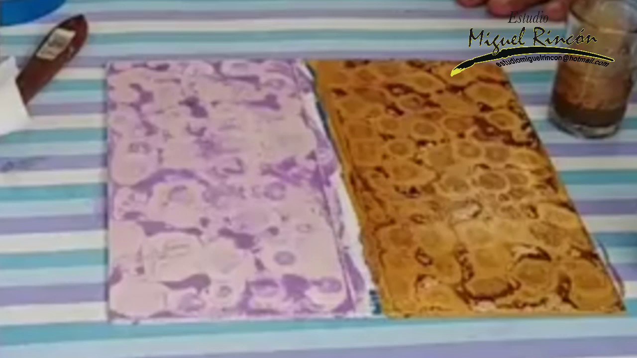 Como hacer efecto de halos obscuros y claros en Pintura Decorativa y Manualidades con Miguel Rincón