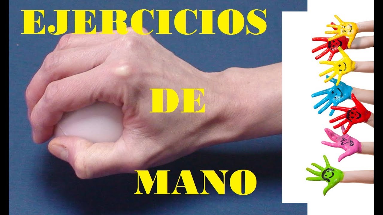 Ejercicios - movilización activo asistidos en muñeca manos y dedos