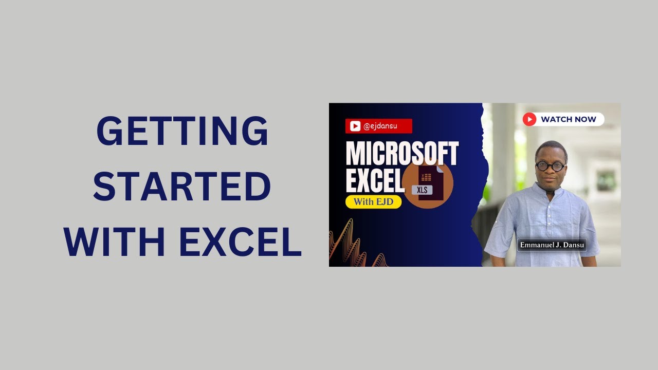 1. Getting Started with Excel
