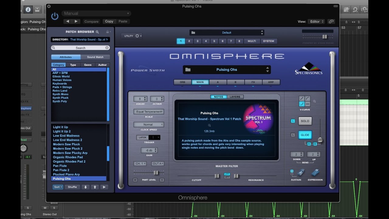 Spectrum Vol 1 For Omnisphere 2 (Walkthrough)
