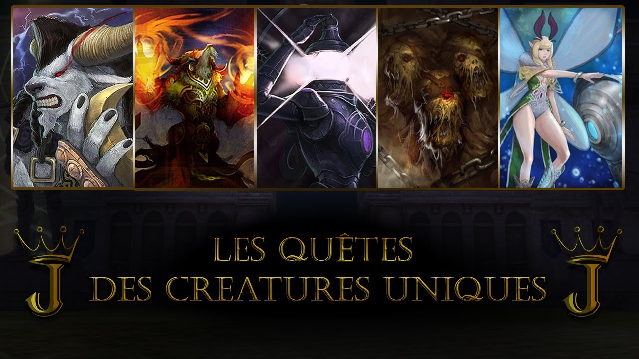 RAPPELZ GUIDE - Les créatures UNIQUES !