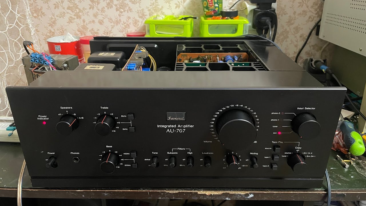Sansui AU-707 Востановление. Часть 4. Финал! Грустный…