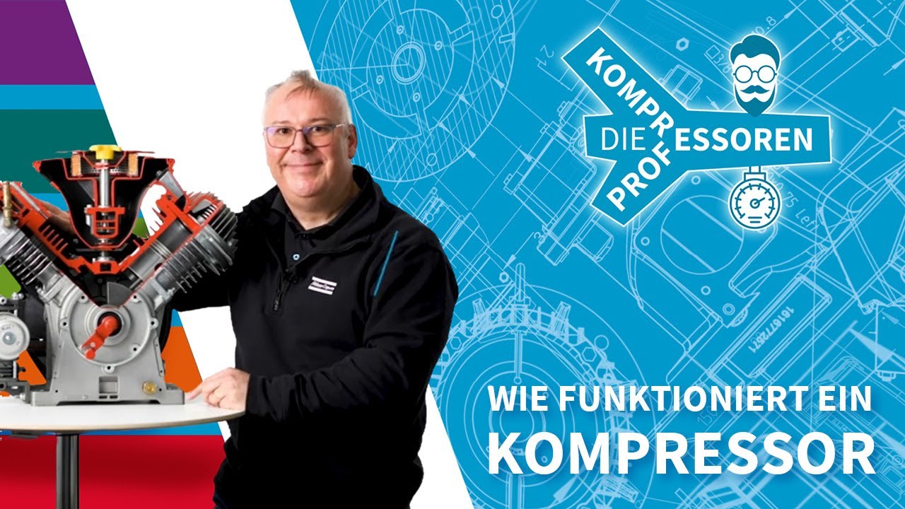 Funktionsweise eines Kolbenverdichters