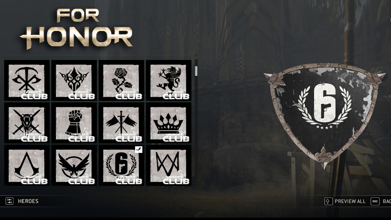 For Honor - All Ubisoft Club Rewards DLCs (Free Content) Uplay Rewards
