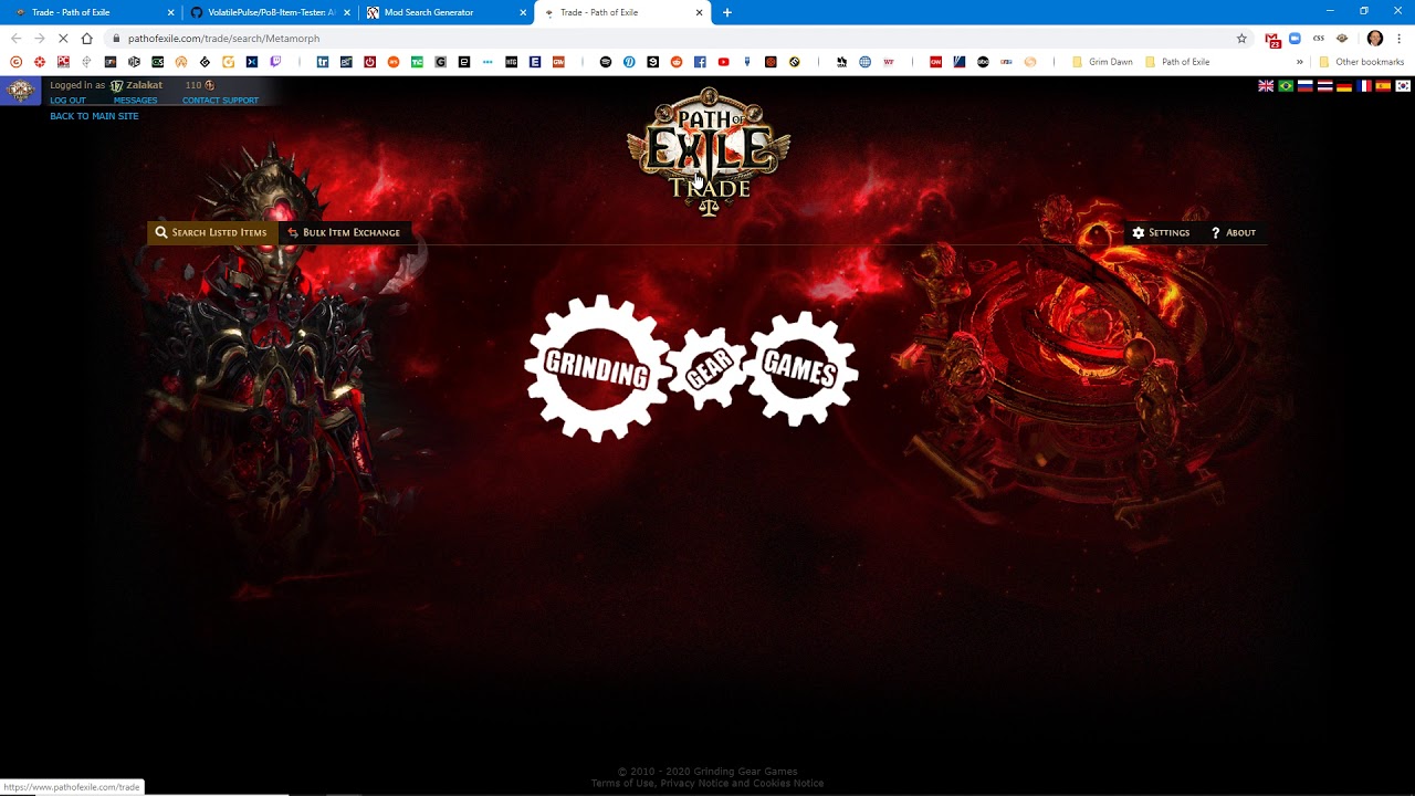 Path of Exile - Weighted Sum Item Search on Official Trade Site
