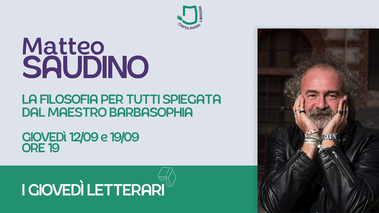I Giovedì Letterari - Matteo Saudino