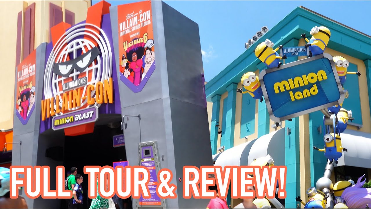 Exploring the New Villain Con and Minions Land at Universal Studios Florida!