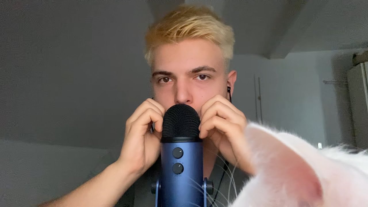 АСМР С КОТОМ | ЗВУКИ РТА И СКРЕТЧИНГ ПО МИКРОФОНУ