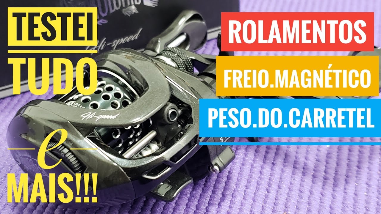 Carretilha Soloking BMC-100 150gr? 8.1:1 TBS BFS. Unboxing completissimo