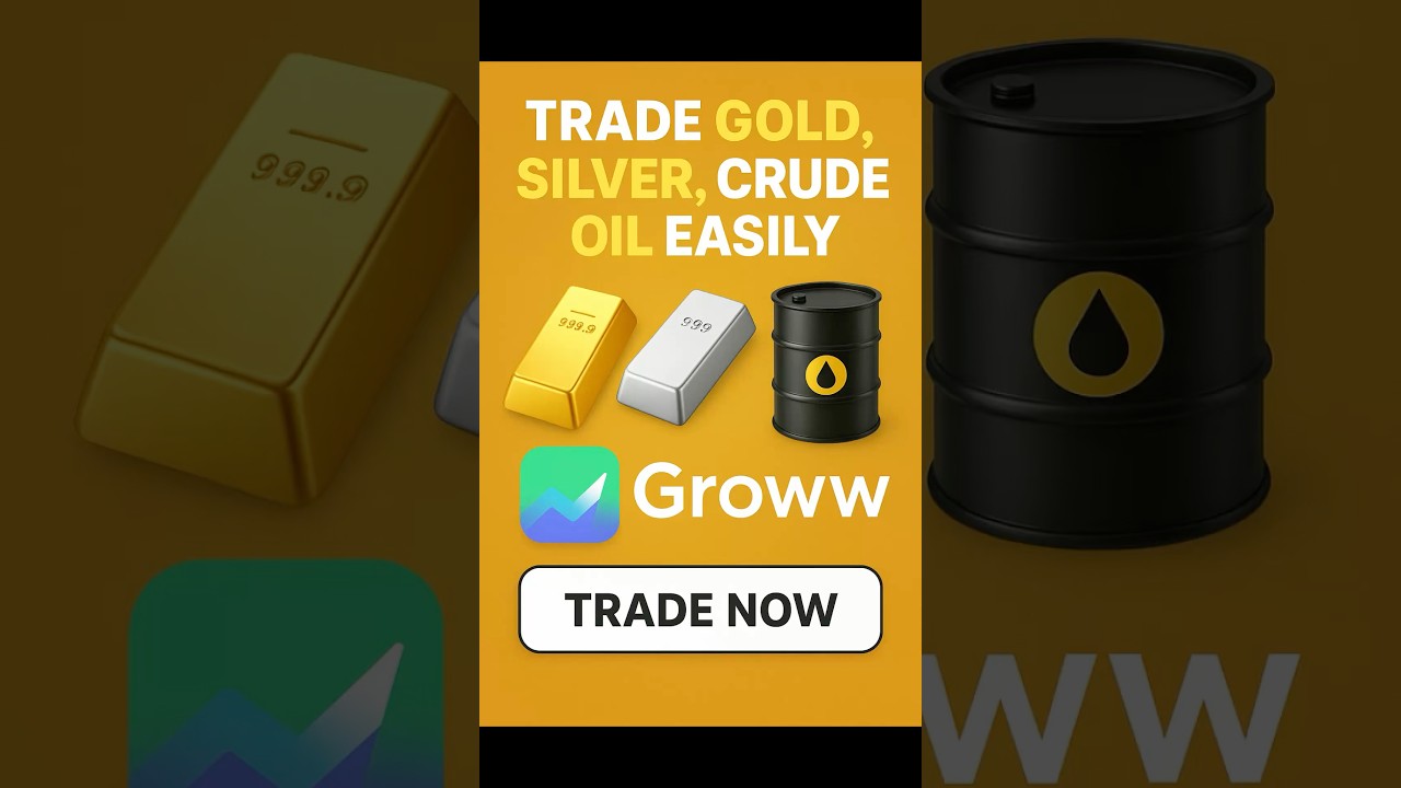 How to trade commodities in groww |  groww app me gold ka option kaise laye |