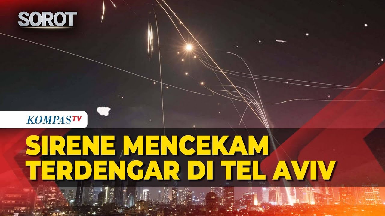 Mencekam! Suara Sirene Meraung di Langit Tel Aviv, Iran Kembali Kirim Rudal ke Israel