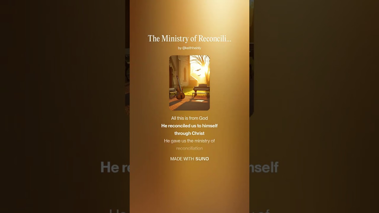 The Ministry of Reconciliation