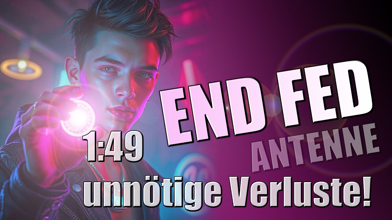 Verluste beim 1:49 Unun in End Fed Antenne minimieren &ndash; schau hier vorbei!