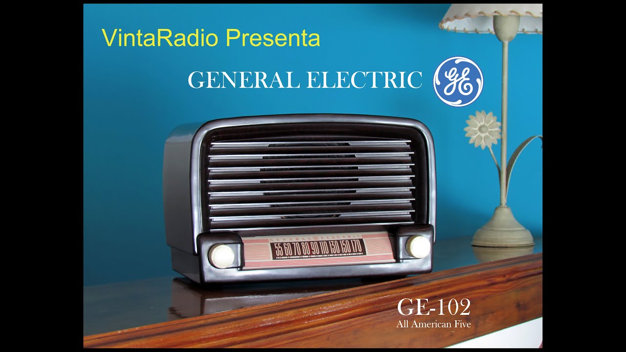 Prueba de radio General Electric GE102 - 1948
